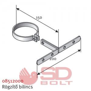 Saunier Duval Fali rögzítő 125 mm